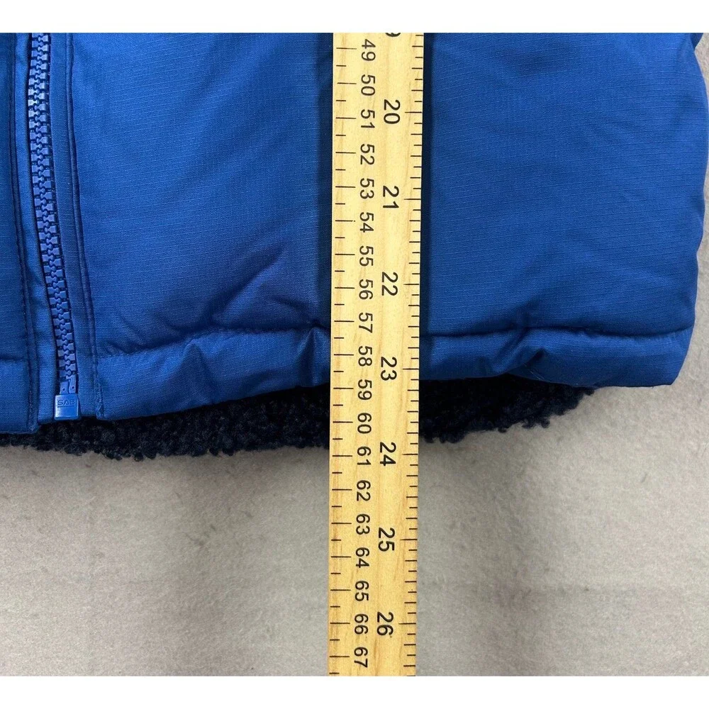 Boys Lands End Puffer Lined Fleece Jacket